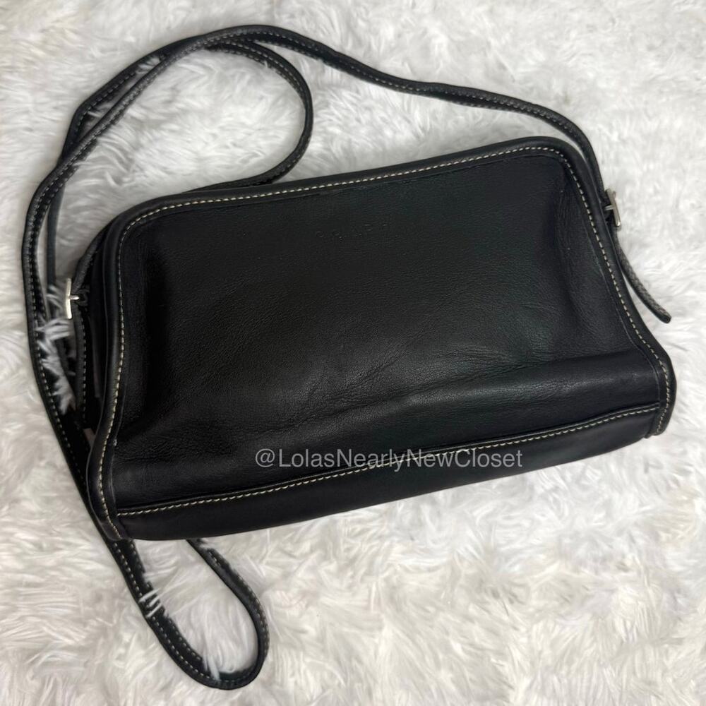 Vintage Coach Mimosa Black Crossbody